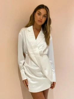 Acler Woodbine Dress In Ivory