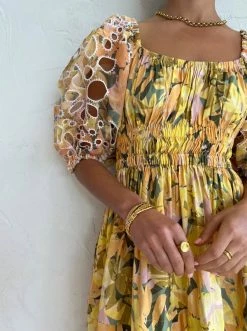 Acler Bradlee Dress In Kaleidoscope Floral -Coco & Lola SHOP Acler Low Res 234 600x