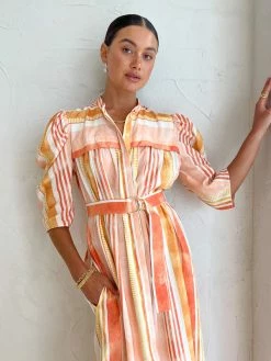 Acler Tunstall Dress In Geo Stripe -Coco & Lola SHOP Acler Lowres 118 7fa89757 90b9 4663 bea7 a6fa84dba3ac 600x