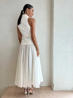 Acler Cliff Dress In Ivory 13 Acler Cliff Dress In Ivory -Coco & Lola SHOP Acler Lowres 140 600x