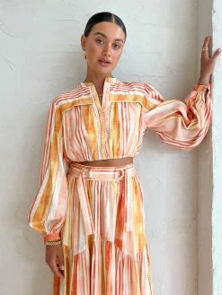 Acler Tunstall Skirt In Geo Stripe -Coco & Lola SHOP Acler Lowres 93 b65646d9 dd4a 4b84 89ff 0f5cf04b0ed6 600x