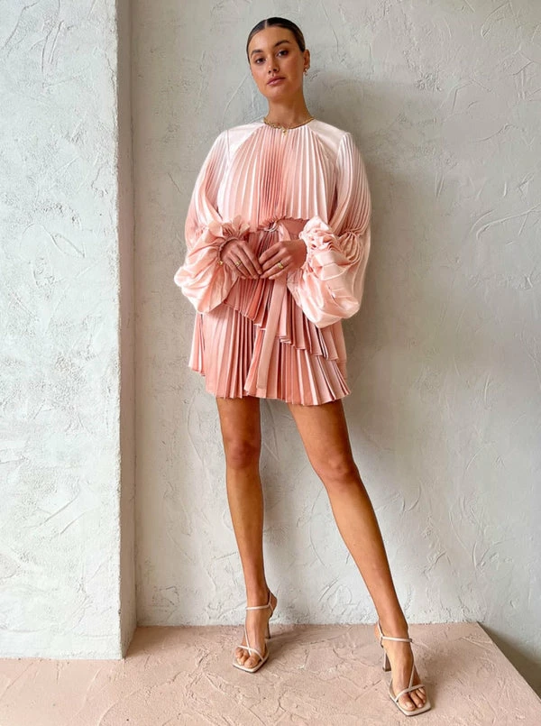 Acler Barnard Dress In Gradient Pink 4 Acler Barnard Dress In Gradient Pink - Image 2