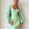 Acler Duxbury Dress In Foam Green