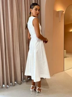 Acler Flaxton Dress In Ivory -Coco & Lola SHOP Acler reshoot low Res 99 600x