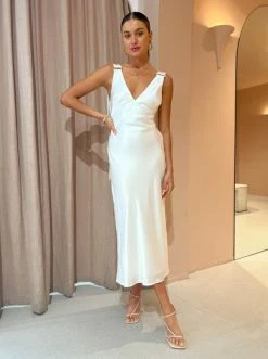 Acler Wycombe Dress In Ivory