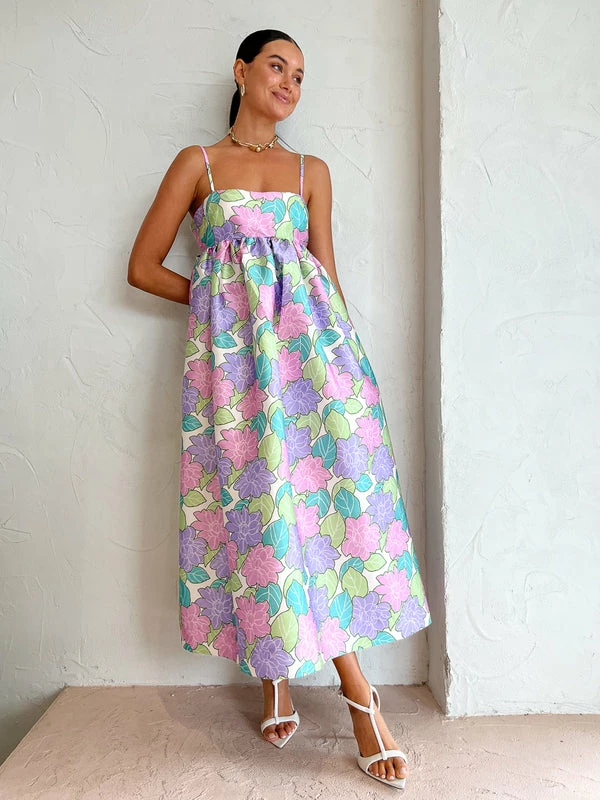 Alemais Luella Midi Dress In Lilac 3 Alemais Luella Midi Dress In Lilac