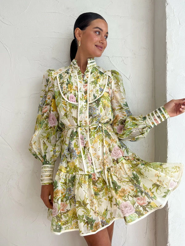 Alemais Eden Mini Dress In Multi 3 Alemais Eden Mini Dress In Multi