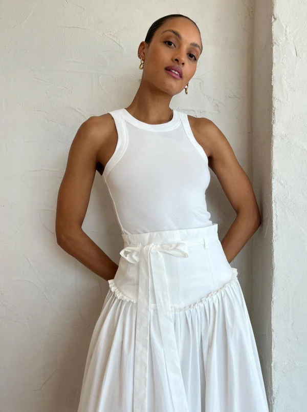 Alemais Spades Embroidered Midi Skirt In Ivory 8 Alemais Spades Embroidered Midi Skirt In Ivory - Image 6