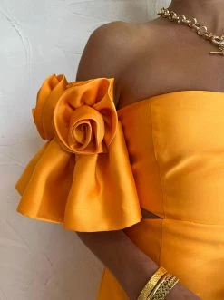 Alemais Macie Rosette Mini Dress In Saffron -Coco & Lola SHOP Alemais Lowres 42 e0da640c 9253 4080 9f64 ca7723016ba2 600x