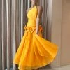 Alemais Macie One Shoulder Rosette Dress In Saffron -Coco & Lola SHOP Alemais Lowres 52 30a0ff88 f6f9 4c35 9d29 1f3c616c1506 600x
