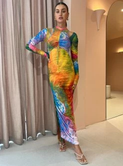 Alemais Irving Mesh Dress In Multi -Coco & Lola SHOP Alemais Lowres 5 7bddcff7 c9a7 4a8a 8622 fcfd4b28eb0f 600x