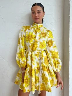 Alemais Sonny Mini Dress In Lemon -Coco & Lola SHOP Alemais Lowres 75 5f06bc26 df77 4191 9c86 3cd97b0e5da3 600x