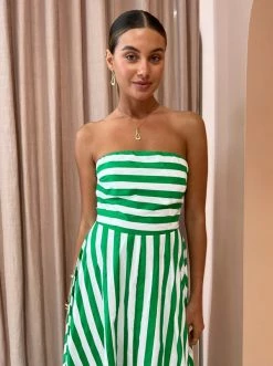 Aston Studio Hazel Dress In Mantis Stripe -Coco & Lola SHOP AstonStudio Lowres 66 600x