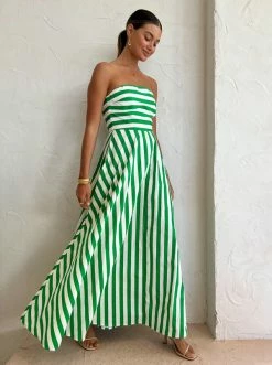 Aston Studio Hazel Dress In Mantis Stripe -Coco & Lola SHOP AstonStudio Lowres 74 600x