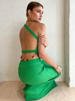 Aston Studio Eldora Skirt In Emerald Dust -Coco & Lola SHOP Aston Low Res Edited 43 600x