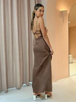 Bec & Bridge Amber Maxi Dress In Chocolate -Coco & Lola SHOP B B Low Res 124 600x