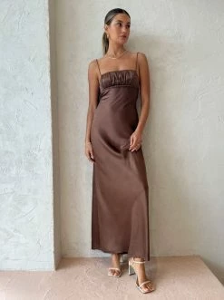 Bec & Bridge Amber Maxi Dress In Chocolate -Coco & Lola SHOP B B Low Res 128 600x
