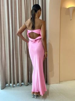Bec & Bridge Moondance Strapless Dress In Candy Pink -Coco & Lola SHOP B B Reshoot Edited Low Res 10 600x