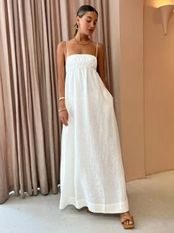 Bec & Bridge Lyla Maxi Dress In Ivory