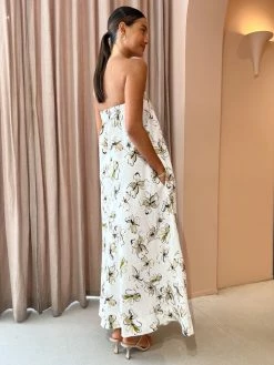 Bec & Bridge Giselle Strapless Maxi Dress In Ivory Print -Coco & Lola SHOP Bec Bridge Lowres 19 ce77165d d622 4c18 a07e 9b257995b88c 600x