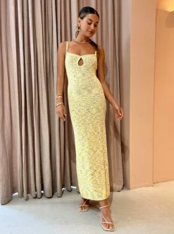 Bec & Bridge Willow Knit Maxi Dress In Yellow Marle -Coco & Lola SHOP Bec Bridge Lowres 2 b5a4f0de a8f1 4485 924b c0b881685d30 600x
