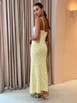 Bec & Bridge Willow Knit Maxi Dress In Yellow Marle -Coco & Lola SHOP Bec Bridge Lowres 5 40f344fc a1f8 47b9 aba4 e558d855e0d4 600x