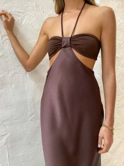 Bec & Bridge Nadia Cut Out Dress In Chocolate -Coco & Lola SHOP Bec Bridge lowres 44 7263366d ae23 4acd b563 dc066d921b7d 600x
