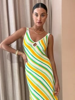 By Johnny Verona Stripe Knit Dress In Orange Green Multi -Coco & Lola SHOP ByJohnny Lowres 17 a4aa7280 e45e 4e91 abb6 fcd484b09f43 600x
