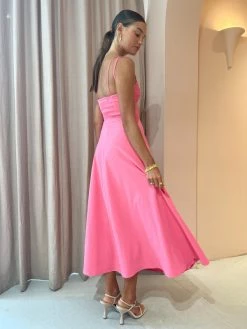 By Johnny Isola Bella Strap Midi Dress In Pink -Coco & Lola SHOP ByJohnny Lowres 4 b8ca7ca6 c877 401d 893d f385901ab7d0 600x