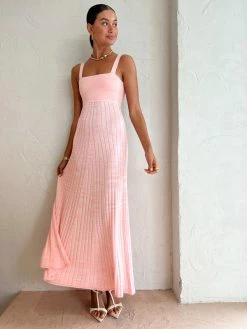 By Johnny Adelita Knit Midi Dress In Marle Pink -Coco & Lola SHOP ByJohnny Lowres 63 1e6a2a25 77dd 4af7 b2df 5d498467a6d2 600x