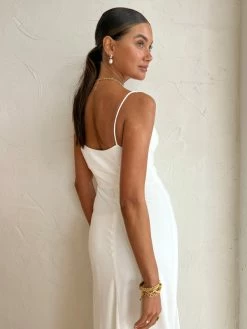 By Johnny Soraya V Front Midi Dress In Ivory -Coco & Lola SHOP ByJohnny Lowres 81 223b9118 2a58 43aa a788 1c26da02abf2 600x