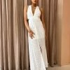 By Johnny Lennon Anglaise Tie Back Midi Dress In Ivory -Coco & Lola SHOP ByJohnny Lowres 36 600x