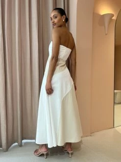 By Johnny Vanilla Stripe Strapless In Ivory Sand -Coco & Lola SHOP By Johnny Low Res 230 4f2d754e ed3c 485b a5cd 95da0eaee35c 600x