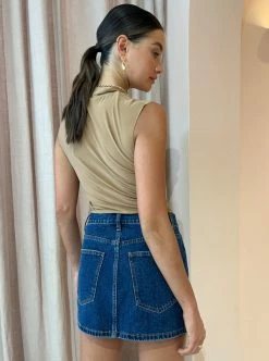 Camilla And Marc Limia Skirt In Marine -Coco & Lola SHOP CAMILLA AND MARC Lowres 189 600x