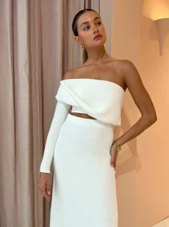 Camilla And Marc Javier Knit Dress In Ivory -Coco & Lola SHOP Camilla And Marc Low Res 106 600x