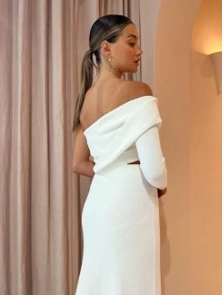 Camilla And Marc Javier Knit Dress In Ivory -Coco & Lola SHOP Camilla And Marc Low Res 117 ae8598bd 6736 49ae 9ea3 d2e4de36450d 600x