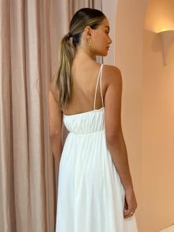 Camilla And Marc Sevilla Asymmetric Dress In Cream -Coco & Lola SHOP Camilla And Marc Low Res 205 600x