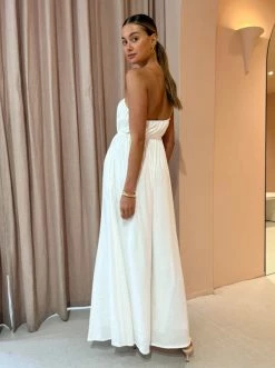 Camilla And Marc Sevilla Asymmetric Dress In Cream -Coco & Lola SHOP Camilla And Marc Low Res 209 600x