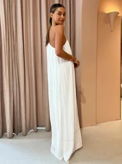 Camilla And Marc Castille One Shoulder Maxi In Cream -Coco & Lola SHOP Camilla and Marc Low Res 133 600x
