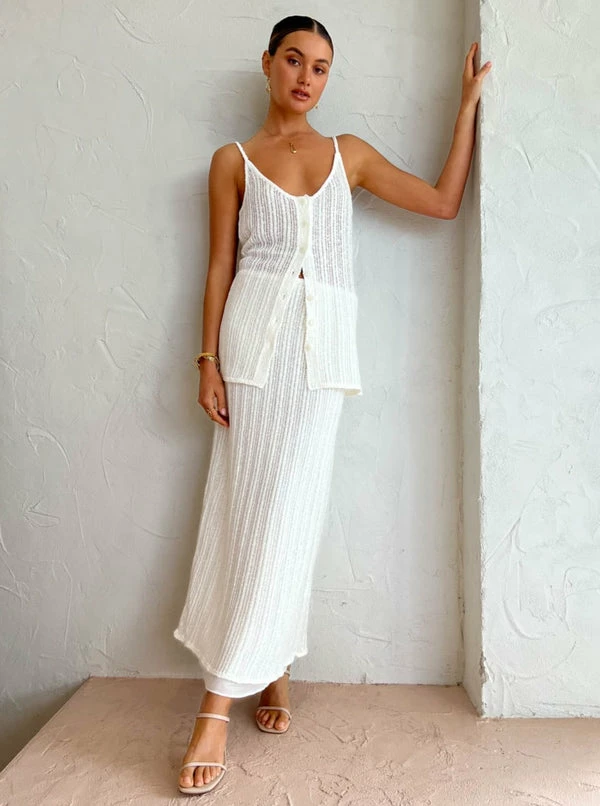 Camilla And Marc Dante Knit Skirt In Ivory 6 Camilla And Marc Dante Knit Skirt In Ivory - Image 4