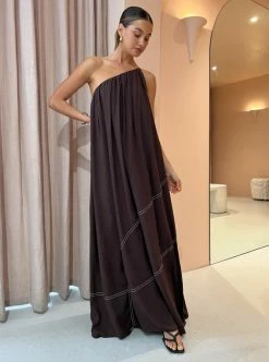 Camilla And Marc Castille One Shoulder Maxi In Chocolate -Coco & Lola SHOP Camilla and Marc Low Res 72 a3094c61 efeb 4113 8146 c992dc1a3c8e 600x