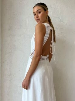 Clea Anja Longline Dress In Chalk -Coco & Lola SHOP Clea Lowres September 115 600x