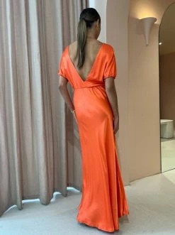Dominique Healy Adaline Dress In Melon -Coco & Lola SHOP DominiqueHealey Lowres 10 600x