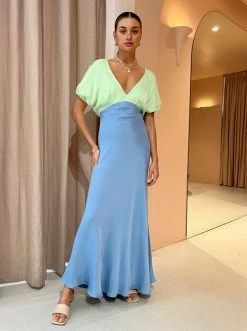 Dominique Healy Adaline Dress In Mint/Powder Blue -Coco & Lola SHOP Dominique Healy Lowres September 44 600x