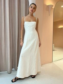 Dominique Healy Kashmira Dress In Vanilla