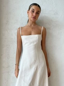 Dominique Healy Kashmira Dress In Vanilla -Coco & Lola SHOP Dominique Healy Lowres September 65 600x