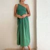 Faithfull The Brand Khalani Midi Dress In Dark Green -Coco & Lola SHOP FAITHFULL Lowres 40 0bcc7971 353e 446f 8a3a 196104bdbec1 600x
