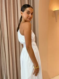 Faithfull The Brand La Ora Midi Dress In White -Coco & Lola SHOP FaithfulltheBrand Lowres 24 67dc17fc da80 4405 95c0 f7e610d51022 600x
