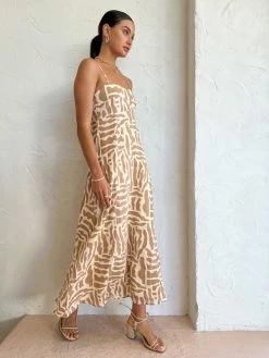 Faithfull The Brand Sorso Midi Dress In Tulli Neutral -Coco & Lola SHOP Faithfullthebrand Lowres 32 57859e40 fc89 450c a240 450a7a9a735b 600x
