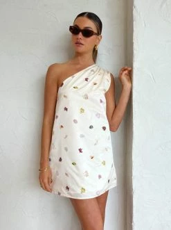 Gyre Claire Mini Dress In Shell